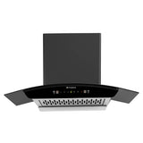 Faber 75 cm Auto-Clean Filterless Kitchen Chimney with 1400 m³/hr Suction, Touch & Gesture Control & Heat Auto-Clean – HOOD SUNNY RC IN HC SC FL LG 75
