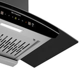Faber 75 cm Auto-Clean Filterless Kitchen Chimney with 1400 m³/hr Suction, Touch & Gesture Control & Heat Auto-Clean – HOOD SUNNY RC IN HC SC FL LG 75