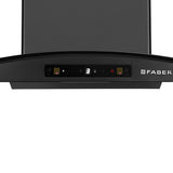 Faber Zeal BLDC 75 cm Filterless Kitchen Chimney with 1500 m³/hr Suction, Heat Auto-Clean & Touch/Gesture Control – HOOD ZEAL BLDC HC SC FL BK IN 75