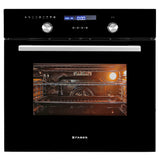 Faber 75 L Built-In Convection Oven with 9 Cooking Functions, 3D Hot Air Circulation & Full Black Glass Finish – FBIO 75L 9F BK