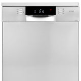 Faber 14 Place Settings Freestanding Dishwasher with 8 Washing Programs, Power Memory, LED Display, Natural Drying & 1–24 Hours Delay, Stainless Steel – FFSD 8PR 14S
