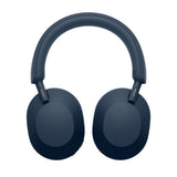 Sony WH-1000XM5 Best Active Noise Cancelling Wireless Bluetooth Over Ear Headphones with Mic for Clear Calling,Battery Life 30 Hours-Mid Night Blue