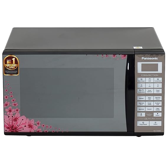 Panasonic 27 Litres Convection Microwave Oven (Floral Mirror Finish, NN-CT64MBFDG, Floral Mirror Finish)
