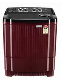 LG 8.5KG Semi Automatic Top Load Washing Machine, Roller Jet Pulsator + Soak, Burgundy,5 Star