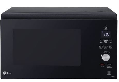 LG MJEN326UL Charcoal Healthy Oven 32 Litres, Charcoal Lighting Heater, Healthy Heart Recipes, Motorized Rotisserie, Black