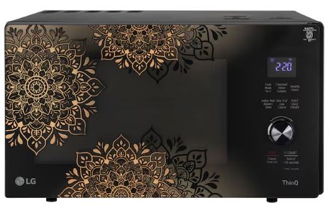 LG 28 L Scan-To-Cook Charcoal Convection Microwave Oven, Wi-Fi , Diet Fry, Motorised Rotisserie, Black(MJEN286UIW)