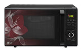 LG 28 L Charcoal Convection Microwave Oven with Charcoal Lighting Heater, Diet Fry, Motorised Rotisserie, Floral Black(MJ2887BWUM)