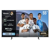 Hisense 139 cm (55 inches) A6Q Series 4K Ultra HD VIDAA Smart LED TV (Dolby Audio, Voice Control 55A6Q (Black)