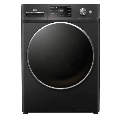 IFB 9/6/3 kg Fully Automatic Washer Dryer Refresher with Steam Refresh, AI Powered, 100% Dry Clothes, 9 Swirl Wash Mimic Handwashing, WiFi &amp; Eco Inverter Motor (WDR EXECUTIVE ZBN 9/6/3), Black)