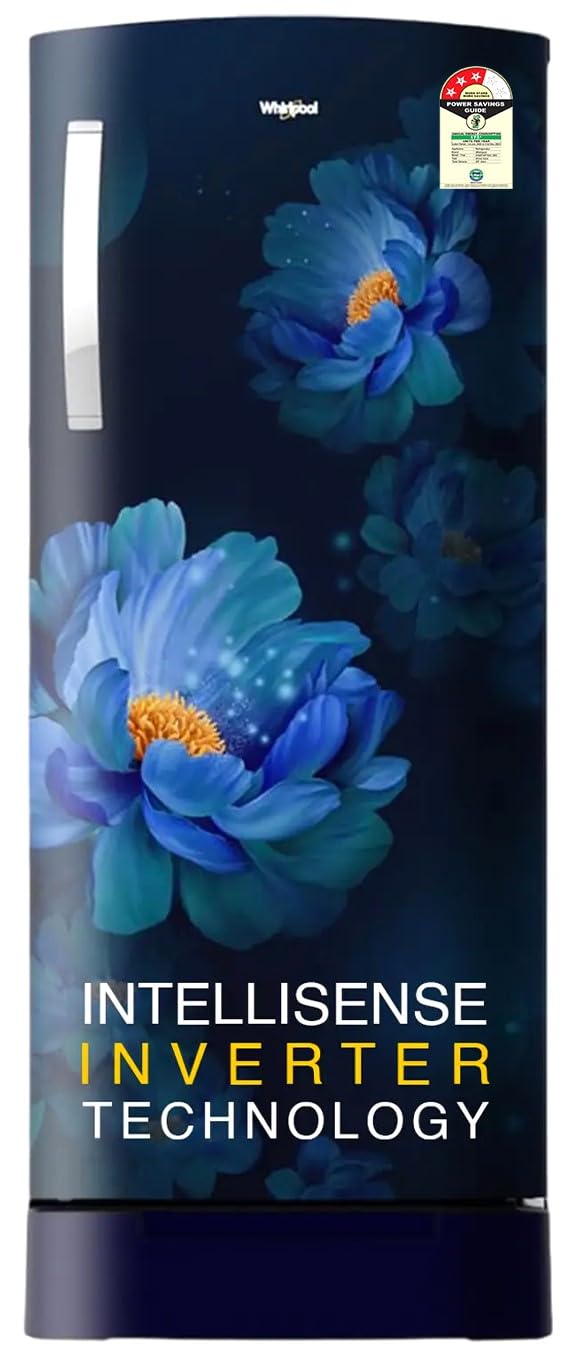 Whirlpool 207 L 3 Star Icemagic Pro Inverter Direct-Cool Single Door Refrigerator (230 IMPRO ROY 3S SAPPHIRE PEONY-Z,)