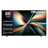 Hisense 215 cm (85 inches) U7Q Series 4K Ultra HD Smart QLED Mini LED TV 85U7Q (Black)