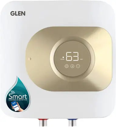 Glen Smart Water Heater 25 Litre WiFi Enabled, Digital Control, Android App from Anywhere 2000W (7055)