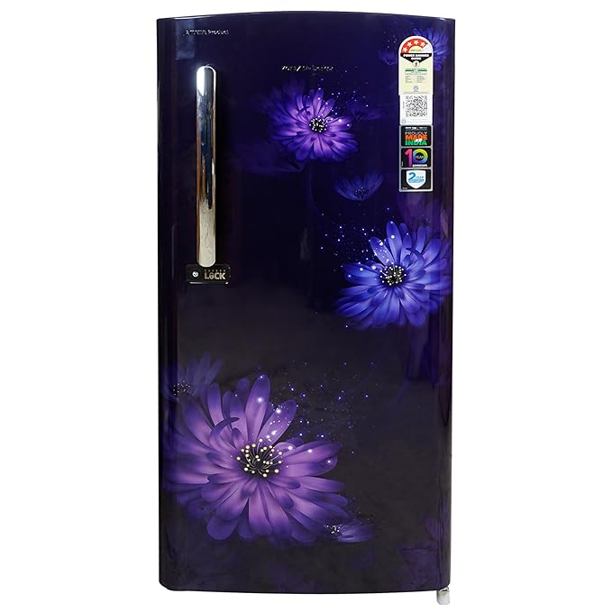 Voltas Beko RDC220B/W0DBE0M 185 Litre 4 Star Direct Cool Refrigerator Dahlia Blue