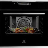 Electrolux 70L 60cm UltimateTaste 900 built-in single oven, Glass, Black, KOAAS31X