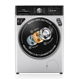 IFB 10 Kg/7 Kg/3 Kg 3-in-1, AI Powered, Fully Automatic Washer Dryer Refresher (IFB Laundrimagic®, EXECUTIVE PLUS ZXS 10/7/3, 9 Swirl Wash, Eco Inverter Technology, Rich Silver)
