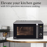 LG 28 L Convection Microwave Oven (MC2887BFUM, Black)