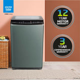 Voltas Beko 6.5 Kg, 5 Star Fully Automatic Top Load Washing Machine (WTL65UPSC, Grey),Fountain Wash