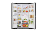 LG 650L, Side-by-Side Refrigerator,Convertible, Matte Black, 3 Star GL-B257HMC3