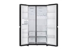 LG 650L Side by Side Refrigerator, Wi-Fi Convertible, DoorCooling+™, Ebony Sheen Finish, 3 Star GL-B257EES3