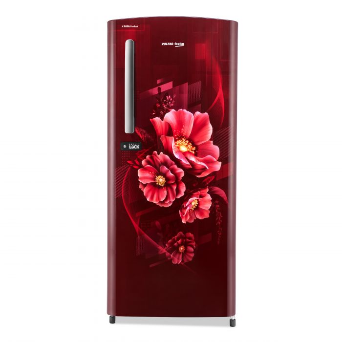 Voltas Beko 210 L, 3 Star, Direct Cool Single Door Refrigerator (RDC245C/W0BWE0M000UGD, Bonita Wine)