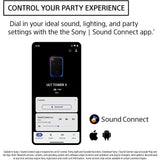 Sony ULT TOWER 5 300W Wireless Bluetooth Party Speaker, Deep Bass, Party Lights, 20-Hour Battery, Auracast & Mic Input – SRS-ULT500