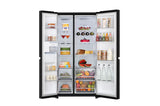 LG 650L Side by Side Refrigerator, Wi-Fi Convertible, DoorCooling+™, Ebony Sheen Finish, 3 Star GL-B257EES3