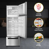 Whirlpool 228 Liters Energy Efficient Frost Free Three Door Refrigerator with 32L Large Vegetable Storage (FP 283D Protton Roy, Alpha Steel)