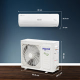 Voltas Inverter  Split Air Conditioner, 1 Ton, 3 Star - 123INV Vectra Emerald