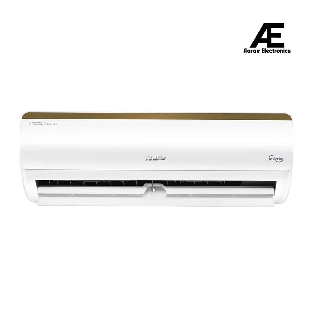 Voltas 1 Ton, 3 Star Inverter Smart Air Split AC (Copper, IoT Enabled, 5-in-1 Adjustable Mode, Anti-Dust Filter, 123V Vertis Smart Elite Gold, White)