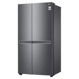 LG 688 L Frost Free Smart Inverter Side-by-Side Refrigerator (GC-B257KQDV, Dark Graphite Steel | Multi Digital Sensors and Express Freezing)