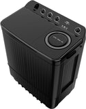 Haier 14 Kg 5 Star Semi Automatic Top Load Washing Machine with 1300 RPM, Jet Black – HTW140-196BK
