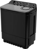 Haier 14 Kg 5 Star Semi Automatic Top Load Washing Machine with 1300 RPM, Jet Black – HTW140-196BK