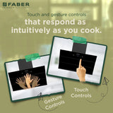 Faber Maple BLDC 90 cm Filterless Kitchen Chimney with 1500 m³/hr Suction, Heat Auto-Clean & Touch/Gesture Control – HOOD MAPLE BLDC FL HC SC BK IN 90