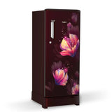 Whirlpool Icemagic Powercool 184L 2 Star Direct Cool Single Door Refrigerator with Base Drawer, Wine Belita Finish, 73598