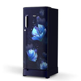 Whirlpool 184 L 2 Star Direct Cool Single Door Refrigerator with Base Drawer, Icemagic Powercool, Auto Connect to Home Inverter, Toughened Glass Shelves & Sapphire Belita-Y Finish – 205 IMPC ROY 2S SAPPHIRE BELITA-Y (73597)