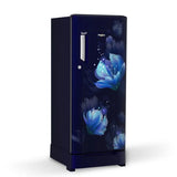 Whirlpool 184 L 2 Star Direct Cool Single Door Refrigerator with Base Drawer, Icemagic Powercool, Auto Connect to Home Inverter, Toughened Glass Shelves & Sapphire Belita-Y Finish – 205 IMPC ROY 2S SAPPHIRE BELITA-Y (73597)