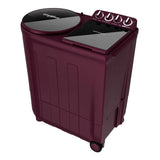 Whirlpool ACE Turbo Dry Xtraa 8.5kg 5 Star Semi Automatic Top Load Washing Machine with Turbo Dry Technology, 1400 RPM & Super Soak, Wine Dazzle – ACE 8.5 TRB DRY XTRAA WINE DZL (30351)