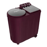 Whirlpool ACE Turbo Dry Xtraa 8.5kg 5 Star Semi Automatic Top Load Washing Machine with Turbo Dry Technology, 1400 RPM & Super Soak, Wine Dazzle – ACE 8.5 TRB DRY XTRAA WINE DZL (30351)