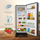 Whirlpool 192L 5 Star Glass Finish Single Door Refrigerator with Base Drawer, Icemagic Pro, Gold Dust Finish (215 IMPRO GD ROY 5S INV GOLD DUST-Y, 73657)