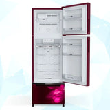Whirlpool Protton 237L 2 Star Frost Free 3-Door Refrigerator with Multi Air Flow, Toughened Glass Shelves & Separate Storage, Wine Petalia – PRONXT SP285 3D PRM WINE PETALIA(2S)-Y (22357)