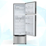 Whirlpool Protton 237L 3 Star Frost Free 3-Door Refrigerator with Multi Air Flow, Toughened Glass Shelves & Separate Storage, Athena Steel – PRONXT DF285 3D PRM ATHENA STEEL(3S)-Y (22360)
