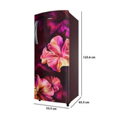 Whirlpool Icemagic Pro 192L 5 Star Direct Cool Single Door Refrigerator, Wine Silk-Y, Intellisense Inverter Technology, Toughened Glass Shelves – 215 IMPRO PRM 5S INV WINE SILK-Y (73673)