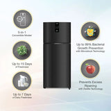 Whirlpool IntelliFresh 411L 2 Star Inverter Convertible Frost Free Double Door Refrigerator with 5-in-1 Convertible Modes, Sealfresh Technology & Microblock Technology, Pearl Black – IF INV CNV 455 PEARL BLACK(2S)-Y (22477)
