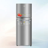 Whirlpool NeoFresh 235L 2 Star Frost Free Double Door Refrigerator with Toughened Glass Shelves, Multi Air Flow & Stabilizer-Free Operation, Athena Steel – NEO SP278 PRM ATHENA STEEL(2S)-Y (22313)