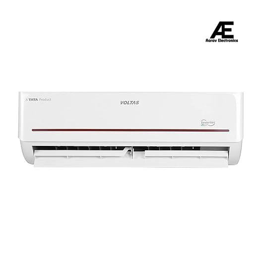 Voltas 1.5 Ton 3 Star Fixed Speed Split AC (Copper, LED Display, Anti-dust Filter,183 Vectra Prism-1, White)