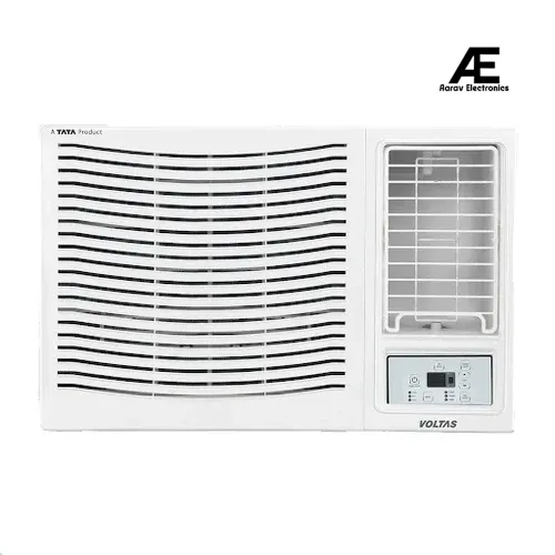 Voltas 183 Vectra Prism-1 1.5 Ton 3 Star Window AC | Copper Condenser | Turbo Cooling | Dehumidifier | R32 Refrigerant | White