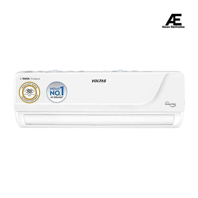 Voltas 1.5 Ton, 3 Star, Hot &amp; Cold Inverter Split AC (Copper, 4-in-1 Adjustable Cooling, Anti-dust Filter, 2024 Model, 183VH VECTRA PLATINA, White)