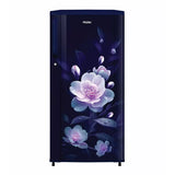Haier 165L 1 Star Direct Cool Single Door Refrigerator (HRD-1851SMEA-P) | Stabilizer Free Operation | Toughened Glass Shelves | Large Vegetable Box | Fast Ice Making | Moon Silver
