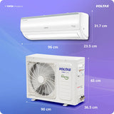 Voltas Split Air Conditioner, 1.5 Ton, 5 Star - 185INV Vertis Elite 2026 Model