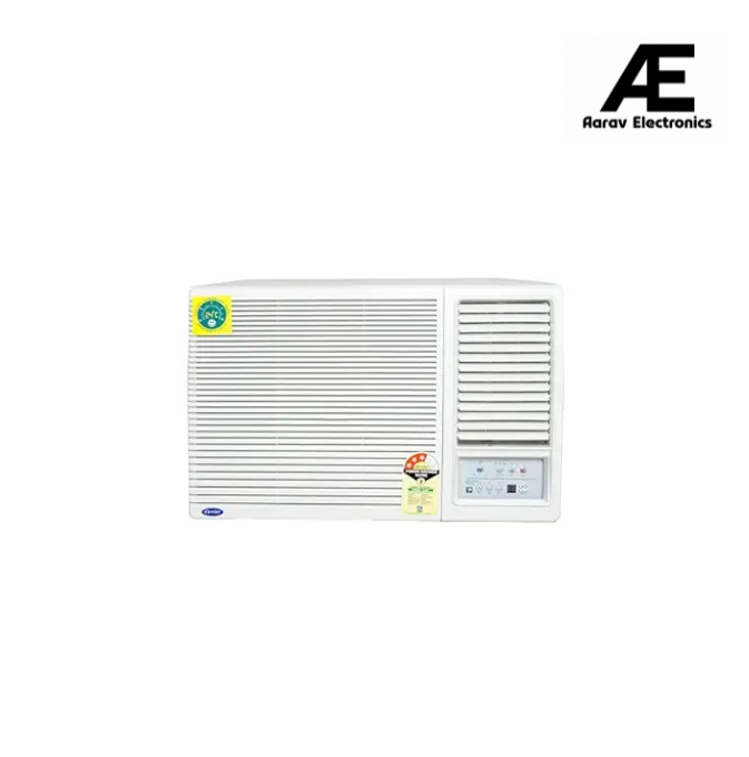 Carrier 1.5Ton 3 Star Copper, Dust Filter &amp; Turbo Mode, 2024 Model Window Inverter Air Conditioner (18KESTRELLA EXI, White)